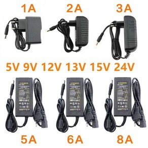 12V DC 전원 공급 장치 12V 5V 6V 8V 9V 10V 13V 14V 15V 24V 1A 2A 3A 5A 6A 8A 변압기 AC 220V ~ 12V AC 전원 어댑터 L