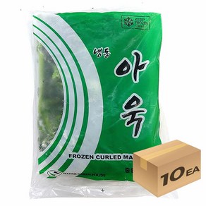 1박스) 냉동야채 아욱 1kg x 10개입