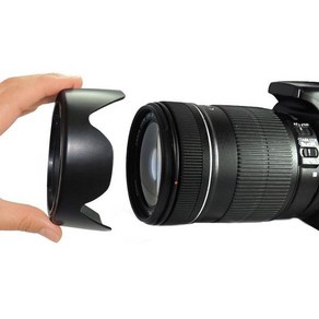 캐논 EF-S 렌즈 후드 EW-73B 18-135mm f/3.5-5.6 IS STM 카메라 프로텍터, 한개옵션0, 1개