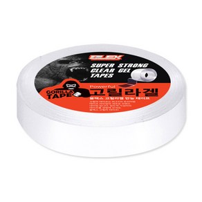 블렉스 고릴라겔 초강력 투명 만능 양면 테이프 2T x 20mm, 1개