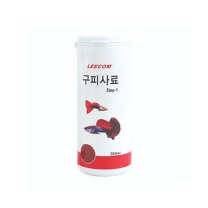 리컴 구피사료 260ml/130g, 1개, 260ml