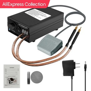 AliExpess 컬렉션 8000W 미니 스팟 용접기 키트 DIY 자동화 18650 배터리 팩 용접 휴대용 스폿 용접 기계 펜 0, 1.EU Plug, 1개