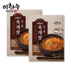 이화수 일품 고기많은 대파 육개장 파개장 푸짐한 건더기, 500g, 6개