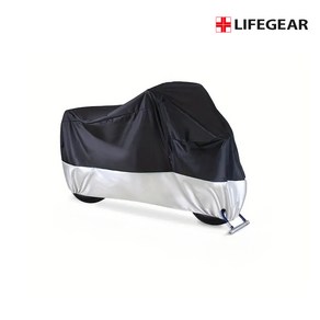 LIFEGEAR 오토바이 보호 방수 풀커버 전기종 6가지 사이즈 안전 덮개, M