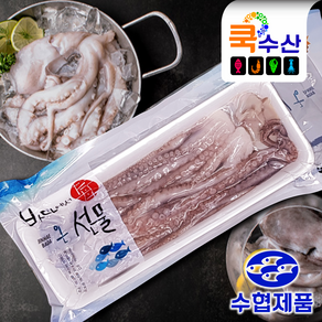 쿡수산 국내산 손질 냉동 낙지(3미) 400g 이상 신선 통낙지 수협제품, 500g(2미), 1개