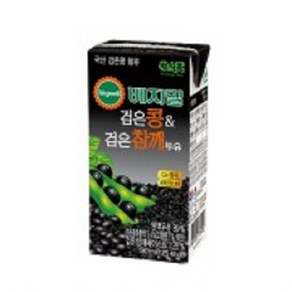 (안전배송 박스포장) 베지밀 검은콩 검은참깨 두유 190ml, 48개