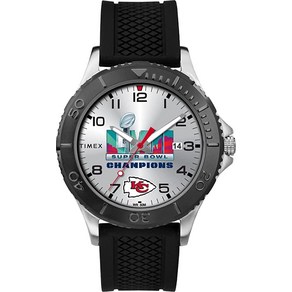 Timex 남성용 NFL 시계 - 2023 슈퍼볼 챔피언 캔자스 시티 치프스 캔자스 시티 치프스. 자부심