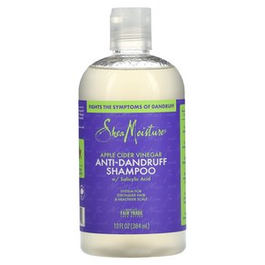 SheaMoisture 비듬 방지 샴푸 사과 식초 384ml(13fl oz)