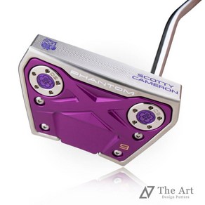 SCOTTY CAMERON 일본 커스텀 퍼터 2022 팬텀 시리즈 팬텀x9 Lucky Owl 보라 퍼플, 단일 옵션