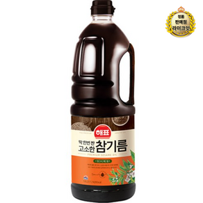 해표 고소한 참기름, 1.8L, 1개