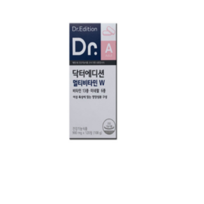 [정품]닥터에디션 멀티비타민W 여자 여성 비타민 미네랄 에프앤디넷 women vitamin, 1박스, 120정