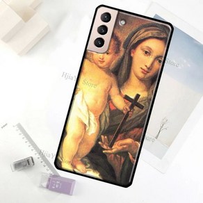 예수 예수님 폰케이스 Jesus phone case 성모 마리아 가톨릭 종교 예술 케이스 삼성 갤럭시 S23 울트라 노트 20 10 S9 S10 플러스 S20 S21 FE S22