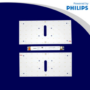 토탈LED led모듈 기판 리폼 방등 50W 필립스안정기세트, 1개, 백색