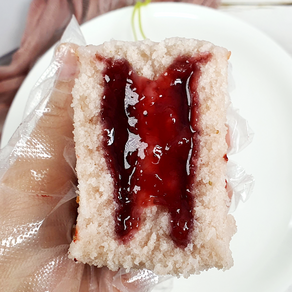 잇츠떡 딸기 설기떡 퓨전 백설기 결혼 개업 답례품 맛집, 10개, 114g, 10개