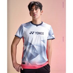 요넥스 티셔츠 2024SS 241TS011M BLUE GRAY 남성 배드민턴 경기복 게임웨어 반팔 티셔츠 오남스포츠