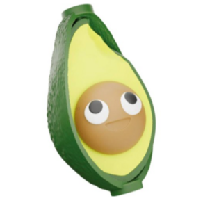 데이비드토이 포켓스낵 피젯스피너, AVOCADO(아보카도) 2개