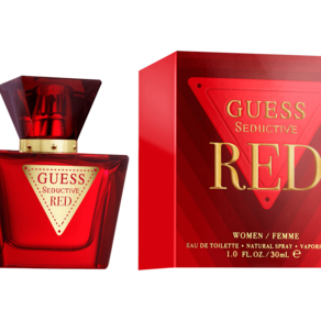 게스 Guess 시덕티브 레드 오 드 뚜왈렛 30ml, 1개