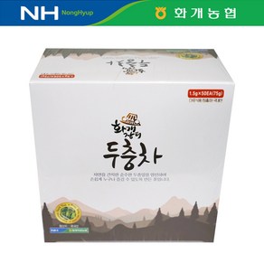 우리존 화개농협 두충차티백 75g (1.5gX50티백), 50개, 1.5g