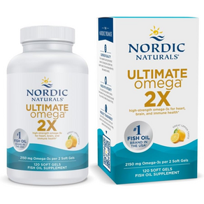 노르딕내츄럴스 얼티미트 오메가 2X 2150mg 레몬 소프트젤, 120정, 1개