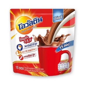 태국 오발틴 코코아 분말 음료 3IN1 29g x 15스틱 ovaltine 핫초코, 2개, 435g, 15개입