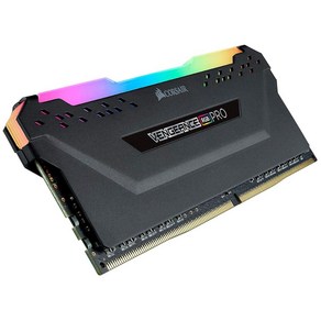 Cosai 벤전스 RGB 프로 블랙 16GB (1x16GB) DDR4 3600 (PC4 28800) C18 AMD 라이젠 최적화 (CMW16GX4M1Z3600C18)