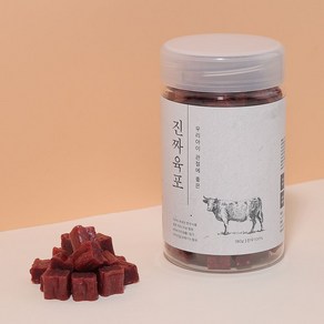 진짜육포 강아지 간식 져키 180g, 오리고기, 3개