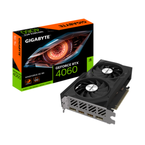 GIGABYTE 지포스 그래픽 RTX4060 WINDFORCE OC DP HDMI 128BIT GDDR6 8GB