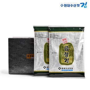 현대수산맛김 보령 대천김 곱창김 전장김 12봉/조미김/구운김, 14개