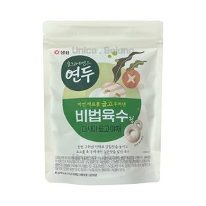 샘표 요리에센스 연두 비법육수 링 80g (4g 20개입) 다시마 표고 야채, 1개