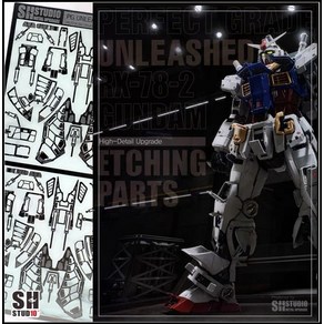 PG UNLEASHED 160 RX-78-2 건담 개조용 디테일 업 고품질 금속 부품 [품]