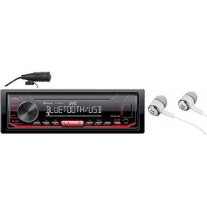 JVC KD X260BT 내장 블루투스 AM FM USB MP3 판도라 스포티파이 iHeatRadio 디지털 미디어 수신기 Apple 및 Andoid 휴대폰과 함께 작동 i, 1개