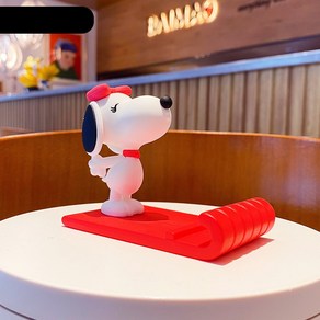 바라또샵 스누피SNOOPY 스마트폰 거치대 태블릿PC 아이패드 겸용 귀여운 미니거치대