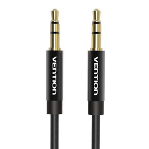 벤션 골드블랙 3.5mm AUX 케이블 1.5m 직조재킷, 혼합 색상