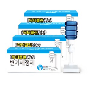 닥터클린99.9 자동 변기세정제 본품, 4개, 470g, 100ml