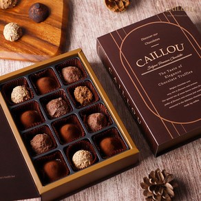 [수능선물추천] 까이유 벨기에 초콜릿 컬렉션 12P+쇼핑백 / Belgian Truffle chocolate 12P