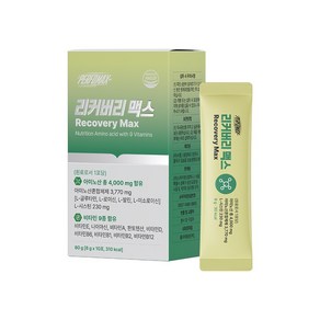 퍼포맥스 리커버리맥스 흡수 빠른 아미노산 마시는수액 BCAA 물에 타먹는 회복, 1박스, 10회분