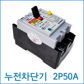 누전차단기 2P50A, 누전차단기 2P30A, 1개