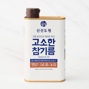 [메가마트]신선도원 고소한 참기름 500ml, 1개