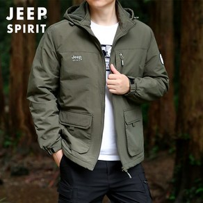 JEEP SPIRIT 남성용 간절기 오버핏 후드점퍼 멀티포켓 캐주얼재킷 Y-JP8818A+사은품