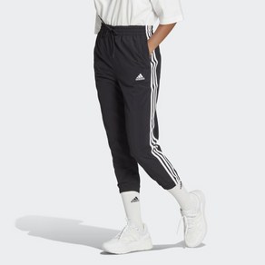 아디다스 ADIDAS 퍼포먼스 우먼스 에센셜 3S 우븐 7/8 팬츠 트레이닝팬츠 에슬레저 데일리바지 7부바지 8부바지 짧은긴바지 HT3398/IC0558