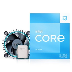 INTEL 코어13세대 i3-13100 정품박스 랩터레이크 3.4GHz 12MB 쿨러 포함