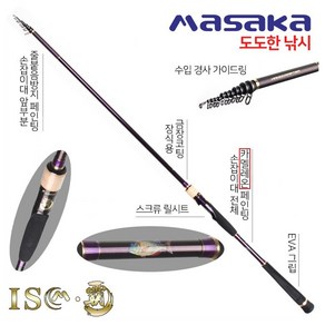 MASAKA 갯바위낚시 카멜레온 찌낚시대 152g 방파제 낚시대 바다선상낚시 [신품] 여분초릿대 포함, 카멜레온 5M-0.0, 1개