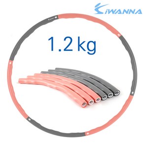 아이워너 1.2kg 소프트폼 스폰지 훌라후프 뱃살 다이어트 지압