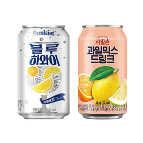 해태htb 썬키스트 블루하와이 저칼로리, 340ml, 24개