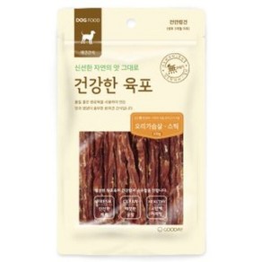 네추럴랩 건강한육포 오리가슴살 스틱 100g