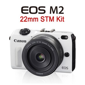 캐논 정품 EOS M2 + 22mm 렌즈킷 미러리스 k, 화이트, 바디+22mm 기본세트