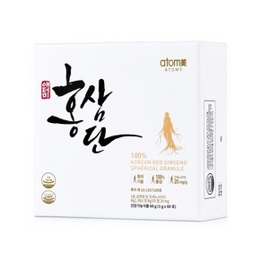 <애터미홍삼단 1+1> 애터미 홍삼 국내유일 홍삼알갱이 100% (특허제품), 30g, 2개