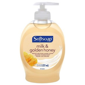 Softsoap Elements 밀크 프로틴 앤 허니 모이스처라이징 핸드 솝 212.6g(7.5온스) (2팩) 166411, 221ml, 2개