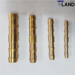 [T-LAND]티랜드 호스유니온 고압호스카플링 호스연결대, 2) 8mm(에어.산소LPG호스), 1개