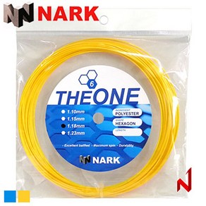 국제 나크 테니스 스트링 더원 THE ONE 1.18mm/ 12M, 1.18 블랙